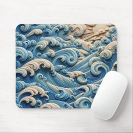 Ozeanwellen-Mausepad Mousepad