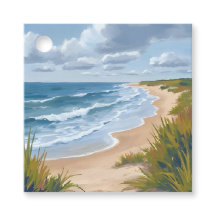 Ozeanwellen | Strand Küstenmalerei
