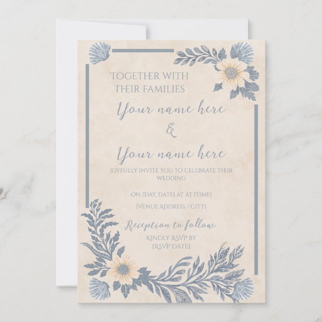 Ozeanwind Einladung (Vorderseite)