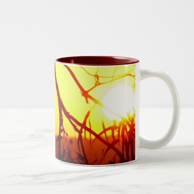 OZiSUNSET-Tasse Zweifarbige Tasse (Rechts)