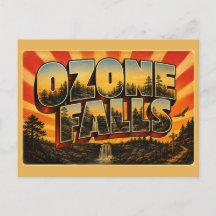 Ozone Falls TN Wasserfall Schlucht Wald Kunst