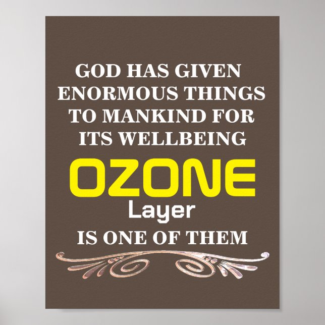 OZONE-Plakat Poster (Vorne)