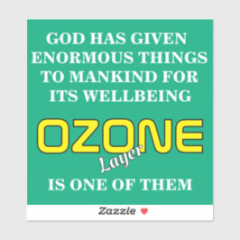 OZONE Poster Aufkleber