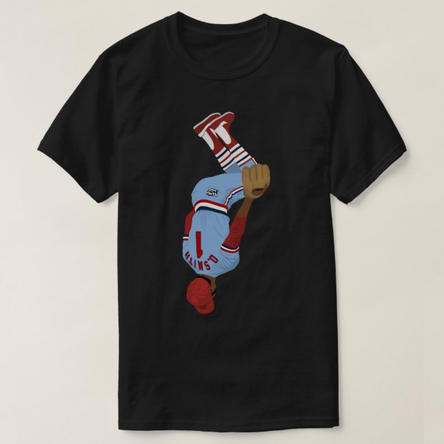 Ozzie Smith Sticker T-Shirt (Design vorne)