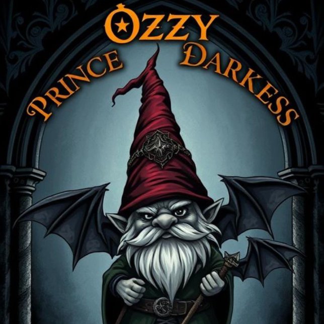 Ozzy Gnome Prince Of Darkness T-Shirt (Von Creator hochgeladen)