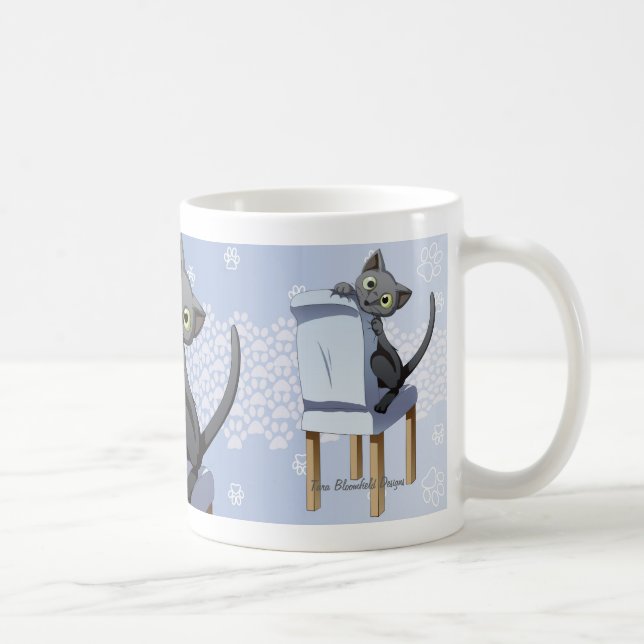 Ozzy Katzen-Tasse Kaffeetasse (Rechts)