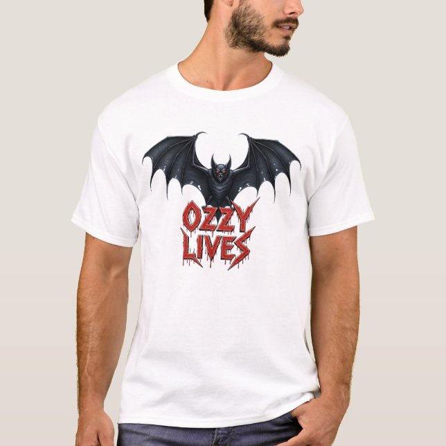 Ozzy lebt T-Shirt (Vorderseite)