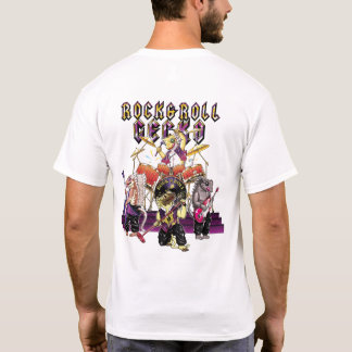 Ozzy mit der Band T-Shirt