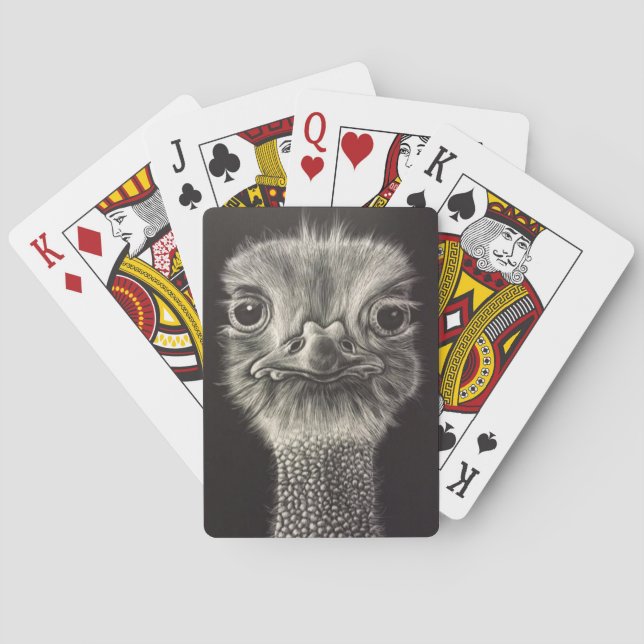 Ozzy-Strauß-Spielkarten Spielkarten (Rückseite)