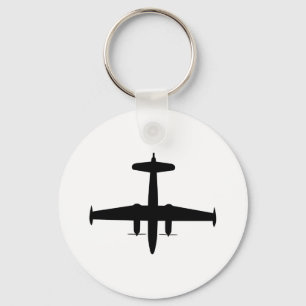 P2V Neptun-Silhouette Schlüsselanhänger