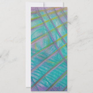 P34 Einzigartige farbenfrohe abstrakte Kunst Karte