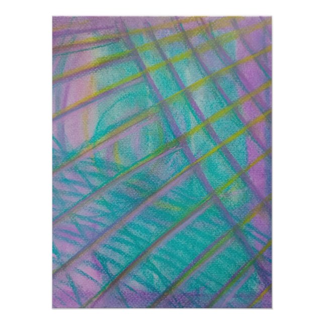 P34 Einzigartige farbenfrohe abstrakte Kunst Poster (Vorderseite)
