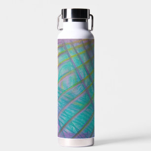 P34 Einzigartige farbenfrohe abstrakte Kunst Trinkflasche
