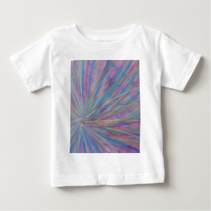 P36 Einzigartige farbenfrohe abstrakte Kunst Baby T-shirt