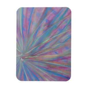 P36 Einzigartige farbenfrohe abstrakte Kunst Magnet