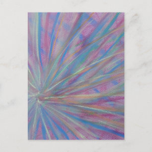 P36 Einzigartige farbenfrohe abstrakte Kunst Postkarte