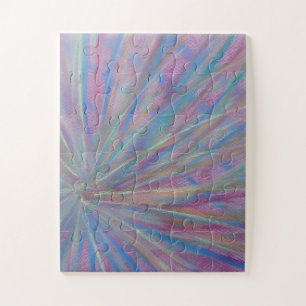 P36 Einzigartige farbenfrohe abstrakte Kunst Puzzle