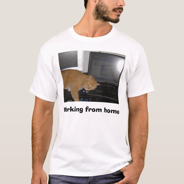 P4040011, arbeitend vom Zuhause T-Shirt (Vorderseite)