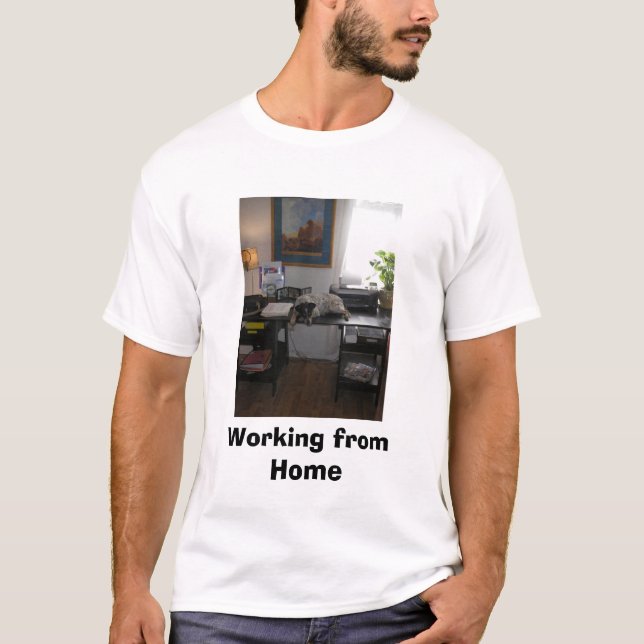 P4040014, arbeitend vom Zuhause T-Shirt (Vorderseite)