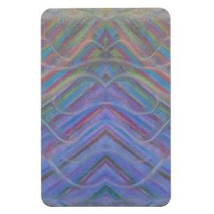 P40M Einzigartige farbenfrohe abstrakte Kunst Magnet