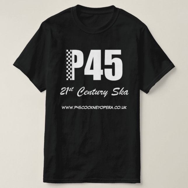 P45 Band-T - Shirt (Design vorne)