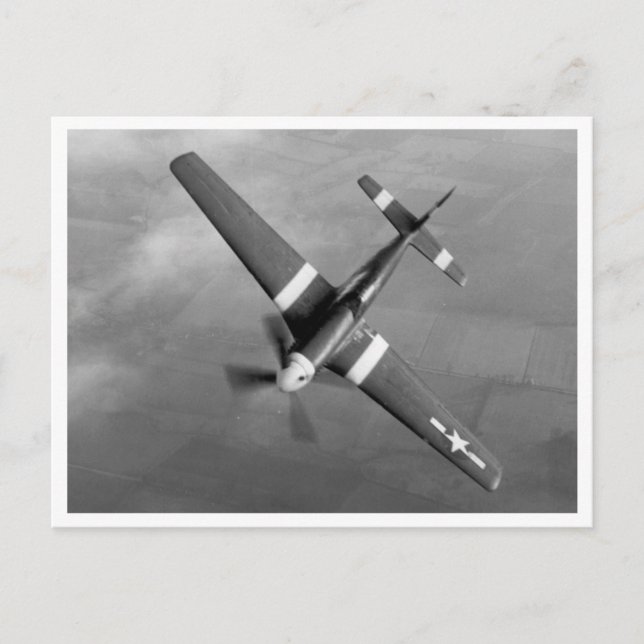 P51 Mustang - Cadillac of the Skies Postkarte (Vorderseite)