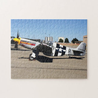P51 Mustang-Flugzeug bei Flugschau 252 Stück Puzzl Puzzle