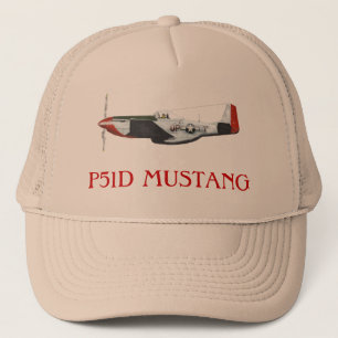 p51d Mustang Trucker Hat Truckerkappe