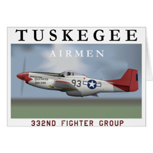 P51D roter Schwanzkämpfer geflogen von Tuskegee