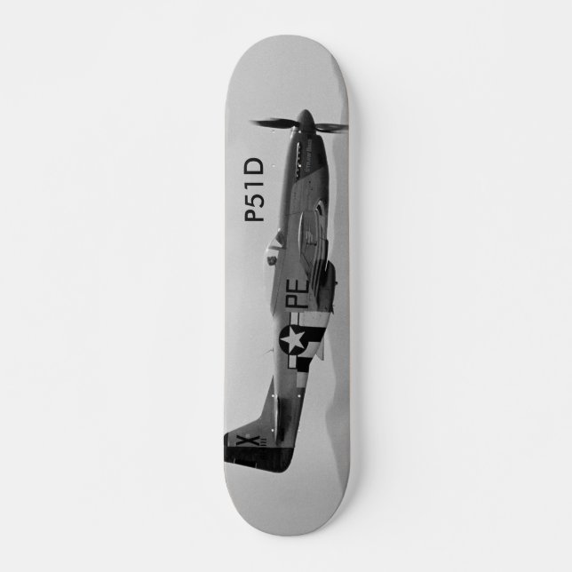 P51D Skateboard (Vorne)