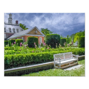 P527004(1)-Governor's Palace Garden Fotodruck