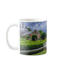 P527004(1)-Governor's Palace Gardens with Bench