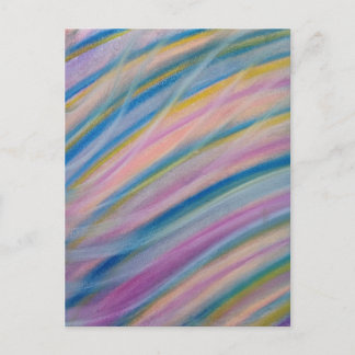 P6 Einzigartige farbenfrohe abstrakte Kunst Postkarte