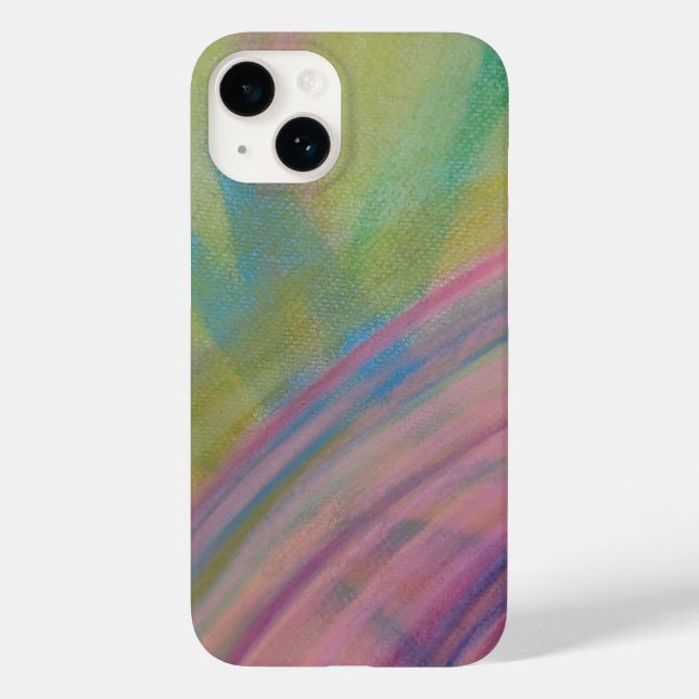 P9 Einzigartige farbenfrohe abstrakte Kunst Case-Mate iPhone Hülle (Rückseite)