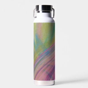 P9 Einzigartige farbenfrohe abstrakte Kunst Trinkflasche