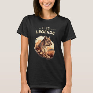 P-22 Berglöwe Griffith Mountain Kalifornien Si T-Shirt