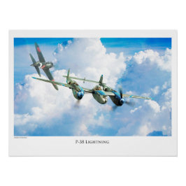 P-38稲妻 POSTER