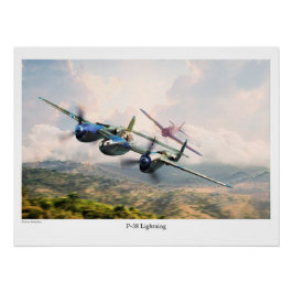 P-38稲妻 POSTER