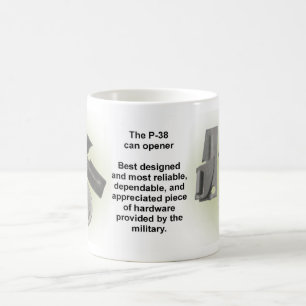 P-38 Dosenöffner-Tasse Tasse