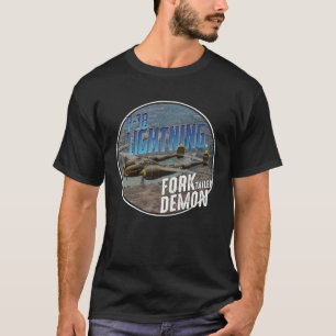 P 38 Lighting WW2 Flugzeug Aircraft WW2 Airp T-Shirt