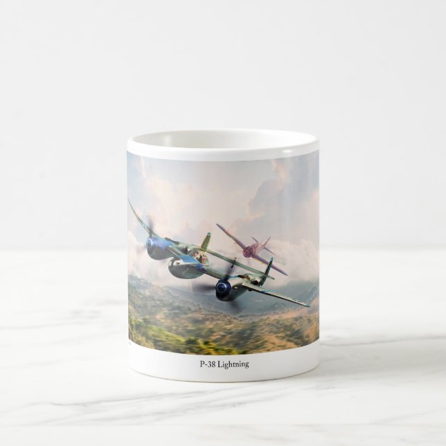 P-38 Lightning Kaffeetasse (Mittel)