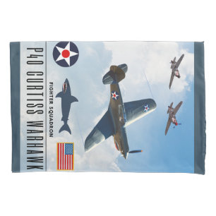 P-40 CURTISS WARHAWK FIGHTER SQUADRON KISSENBEZUG