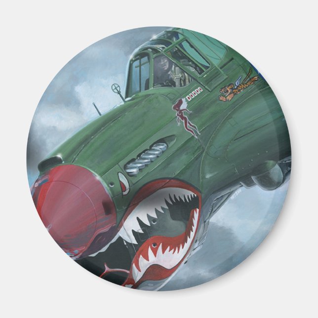 P-40 Kittyhawk Magnet (Vorne)