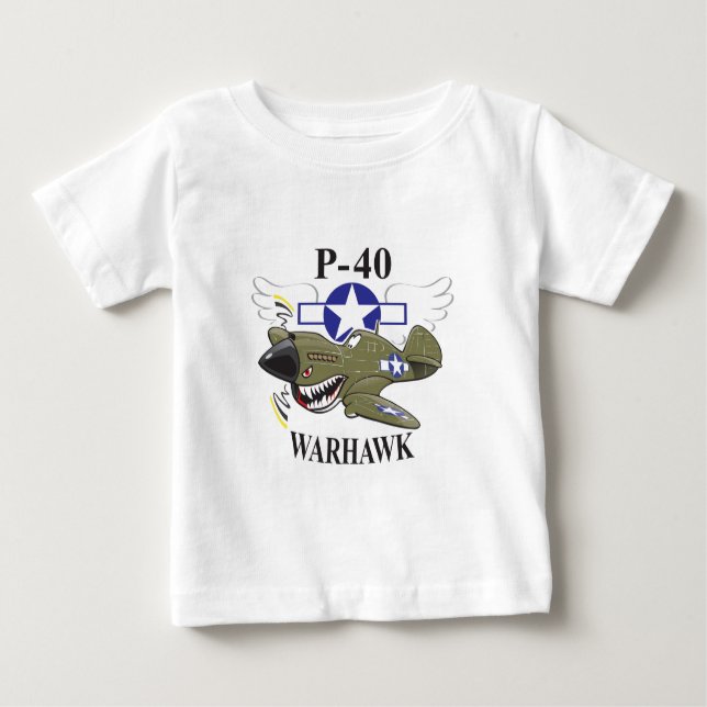 p-40 Warhawk Baby T-shirt (Vorderseite)