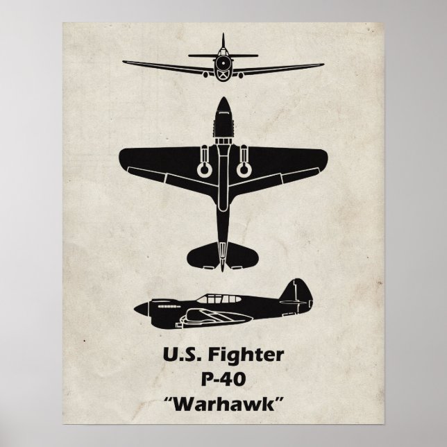 P-40 Warhawk Poster (Vorne)