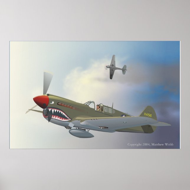 P-40 Warhawks Poster (Vorne)