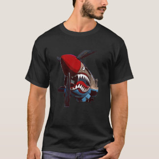 P-40 Warkhawk Flying Tiger WW2 Warbirds Warplanes T-Shirt