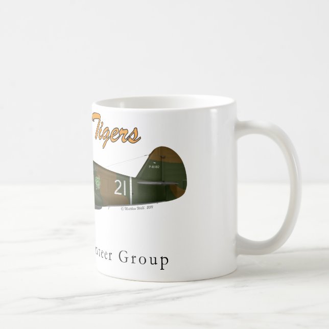 P-40B das Flying Tigers Tasse (Rechts)