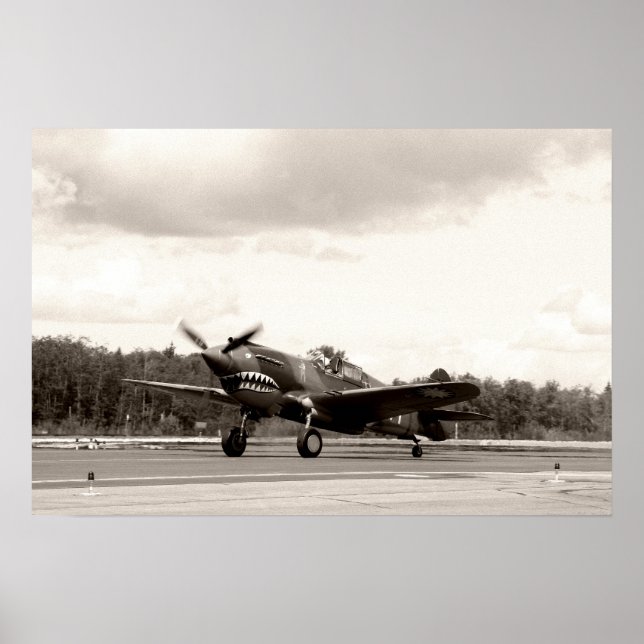P-40C Tomahawk Poster (Vorne)