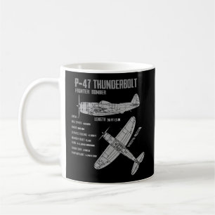 P-47-Donnerbolzen Kaffeetasse